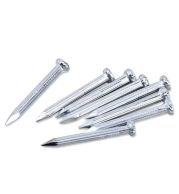 White Concrete Nails – Hardened Steel Nails in All Sizes for Fixing Wood or Channels to Concrete and Brick, High Holding Power for Construction Use